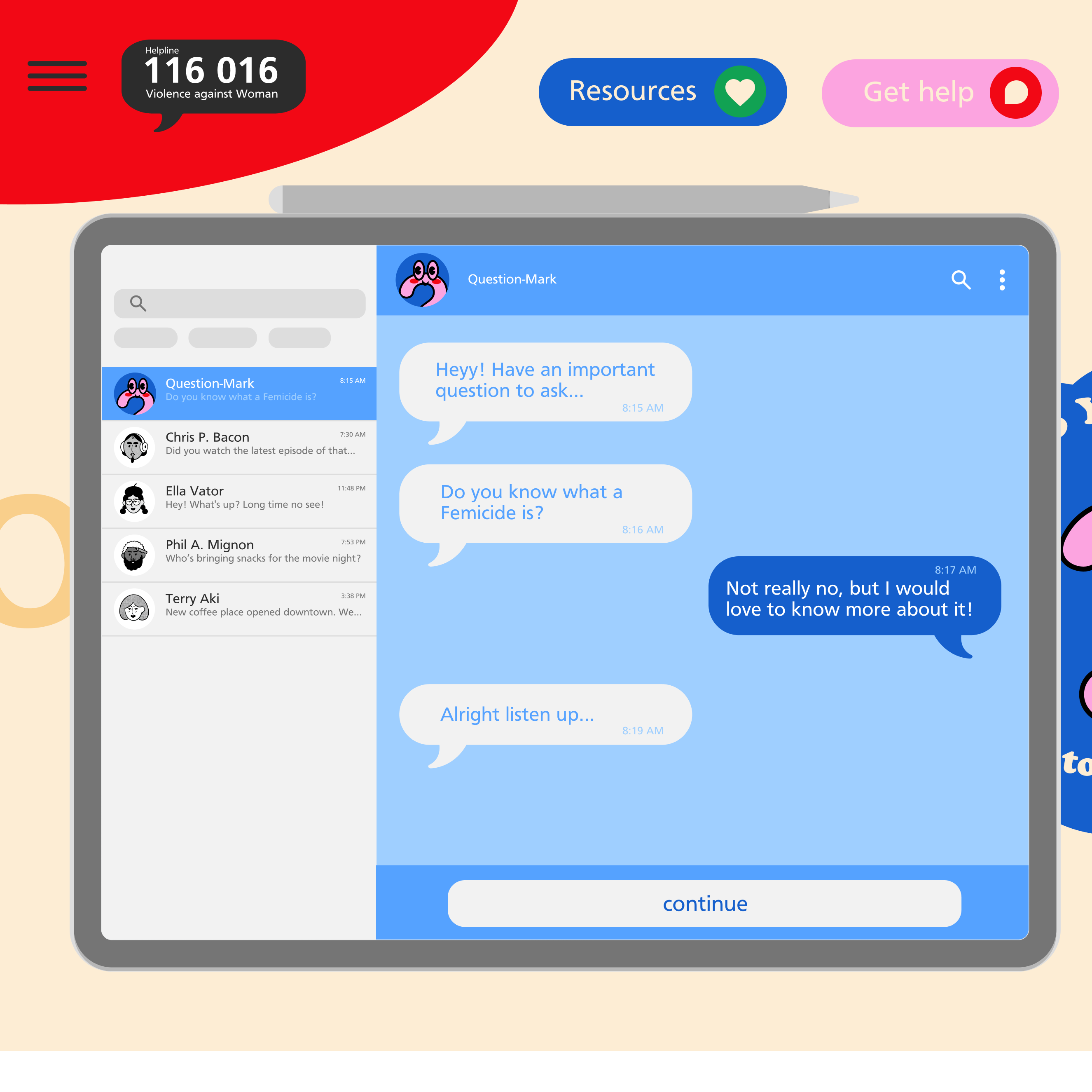 Graphic depicting a hexagonal cropped photo of an interior room design with grid lines along its borders.